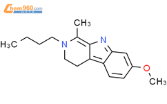 2H-Pyrido[3,4-b]indole, 2-butyl-3,4-dihydro-7-methoxy-1-methyl-结构式图片|157070-21-8结构式图片