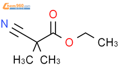 2-氰基-2-甲基丙酸乙酯结构式图片|1572-98-1结构式图片