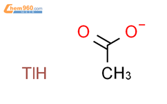 Acetic acid, thallium salt结构式图片|15843-14-8结构式图片
