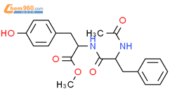 L-酪氨酸，N-（N-乙酰基-L-苯丙氨酸基）-，甲酯（9CI）结构式图片|15852-46-7结构式图片