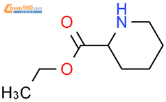 2-哌啶甲酸乙酯结构式图片|15862-72-3结构式图片
