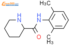 N-(2',6'-二甲苯基 )-2-哌啶甲酰胺结构式图片|15883-20-2结构式图片