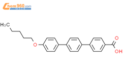 对戊氧基三联苯甲酸结构式图片|158938-08-0结构式图片