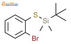 Benzene, 1-bromo-2-[[(1,1-dimethylethyl)dimethylsilyl]thio]-结构式图片|159257-49-5结构式图片