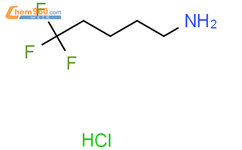 5,5,5-Trifluoro-pentylamine hydrochloride结构式图片|159291-02-8结构式图片