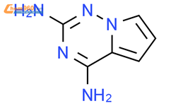 Pyrrolo[2,1-f][1,2,4]triazine-2,4-diamine结构式图片|159326-72-4结构式图片