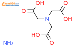 2,2',2''-nitrilotriacetic acid ammoniate (1:1)结构式图片|15934-02-8结构式图片