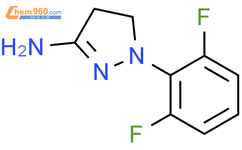 2-(2,6-二氟苯基)-3,4-二氢吡唑-5-胺结构式图片|1594639-10-7结构式图片