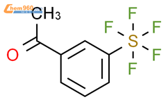 1-[3-(Pentafluoro-λ6-sulfanyl)phenyl]ethanone结构式图片|159896-31-8结构式图片