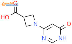 3-Azetidinecarboxylic acid, 1-(1,6-dihydro-6-oxo-4-pyrimidinyl)-结构式图片|1600131-17-6结构式图片