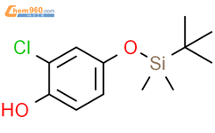 4-[(tert-butyldimethylsilyl)oxy]-2-chlorophenol结构式图片|1600530-39-9结构式图片