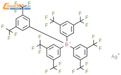 四[3,5-双(三氟甲基)苯基]硼酸银结构式图片|160298-76-0结构式图片