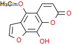 8-羟基佛手苷内酯结构式图片|1603-47-0结构式图片