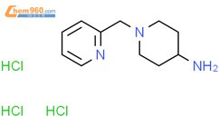 1-(吡啶-2-甲基)哌啶-4-胺三盐酸盐结构式图片|160357-91-5结构式图片