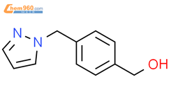 [4-(1H-吡唑-1-甲基)苯基]甲醇结构式图片|160388-55-6结构式图片