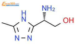 (2S)-2-amino-2-(5-methyl-1H-1,2,4-triazol-3-yl)ethan-1-ol结构式图片|1604319-17-6结构式图片