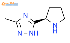 1H-1,2,4-Triazole, 3-methyl-5-(2R)-2-pyrrolidinyl-结构式图片|1604357-74-5结构式图片