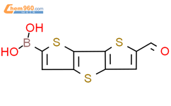 B-(6-甲酰基二噻吩并[3,2-b:2',3'-d]噻吩-2-基)硼酸结构式图片|1609624-51-2结构式图片