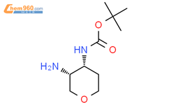 REL-((3R,4R)-3-氨基四氢-2H-吡喃-4-基)氨基甲酸叔丁酯结构式图片|1613450-38-6结构式图片