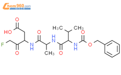 L-Alaninamide,N-[(phenylmethoxy)carbonyl]-L-valyl-N-[(1R)-1-(carboxymethyl)-3-fluoro-2-oxopropyl]-结构式图片|161511-47-3结构式图片