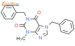 1,7-二苄基-3-甲基-黄嘌呤结构式图片|16154-03-3结构式图片