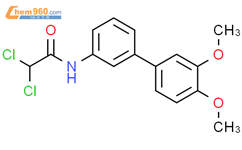 2,2-二氯-N-(3',4'-二甲氧基[1,1'-联苯]-3-基)乙酰胺结构式图片|1616271-41-0结构式图片