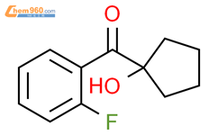(2-氟苯基)(1-羟基环戊基)甲酮结构式图片|1616657-68-1结构式图片