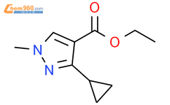Ethyl 3-Cyclopropyl-1-Methyl-1H-Pyrazole-4-Carboxylate结构式图片|1619238-77-5结构式图片