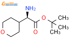 (R)-氨基-(四氢-吡喃-4-基)-乙酸叔丁酯结构式图片|1619901-17-5结构式图片