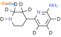 2-氨基-6-(哌啶-4-基)吡啶-d8结构式图片|1622844-10-3结构式图片