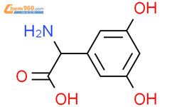(S)-3,5-二羟基苯基甘氨酸结构式图片|162870-29-3结构式图片