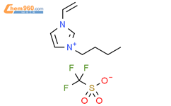 1-乙烯基-3-丁基咪唑三氟甲烷磺酸盐结构式图片|1628875-41-1结构式图片