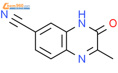 3,4-二氢-2-甲基-3-氧代-6-喹喔啉甲腈结构式图片|1630741-47-7结构式图片