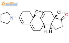 3-(1-吡咯烷基)雄甾-3,5,9(11)-三烯-17-酮结构式图片|16321-34-9结构式图片