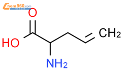 (S)-(-)-2-氨基-4-戊烯酸结构式图片|16338-48-0结构式图片