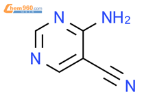 4-氨基嘧啶-5-甲腈结构式图片|16357-69-0结构式图片