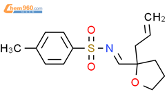 Benzenesulfonamide, 4-methyl-N-[[tetrahydro-2-(2-propen-1-yl)-2-furanyl]methylene]-