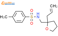 Benzenesulfonamide, 4-methyl-N-[[tetrahydro-2-(2-propen-1-yl)-2-furanyl]methyl]-