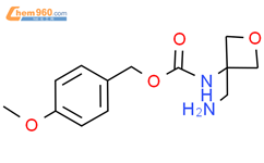 4-甲氧基苄基(3-(氨基甲基)乙氧基-3-基)氨基甲酸酯结构式图片|1637752-40-9结构式图片
