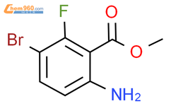 6-氨基-3-溴-2-氟苯甲酸甲酯结构式图片|1637774-20-9结构式图片