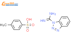 苯并三唑-1-甲脒对甲苯磺酸盐结构式图片|163853-10-9结构式图片