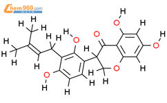 （+）-二氢异黄酮A结构式图片|164163-92-2结构式图片