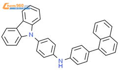 4-(9H-咔唑-9-基)-N-[4-(1-萘基)苯基]-苯胺结构式图片|1642110-07-3结构式图片