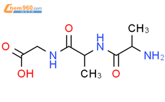 甘氨酸，L-丙氨酰-L-丙氨酰-结构式图片|16422-07-4结构式图片