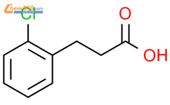 3-(2-氯苯基)丙酸结构式图片|1643-28-3结构式图片