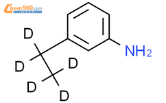 3-(乙基-d5)苯胺结构式图片|1643538-19-5结构式图片