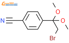 4-(2-bromo-1,1-dimethoxy-ethyl)benzonitrile结构式图片|164594-65-4结构式图片