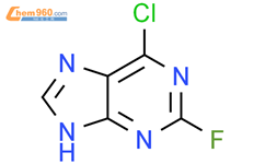 6-氯-2-氟嘌呤结构式图片|1651-29-2结构式图片