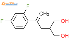2-[2-(2,4-二氟苯基)-2-丙烯-1-基]-1,3-丙二醇结构式图片|165115-73-1结构式图片