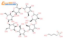 七取代磺丁醚-beta-环糊精结构式图片|165133-56-2结构式图片